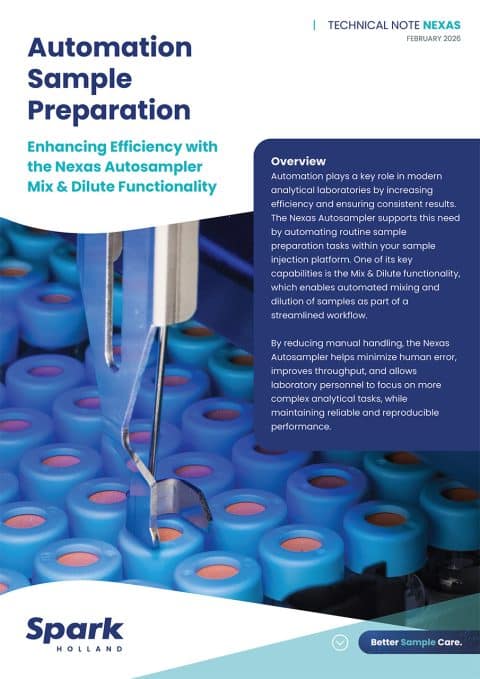 Automation Sample Preparation - Spark Holland